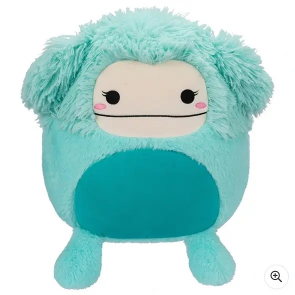 Squishmallows Fuzzamallows Joelle Big Foot Rare Tag 12”